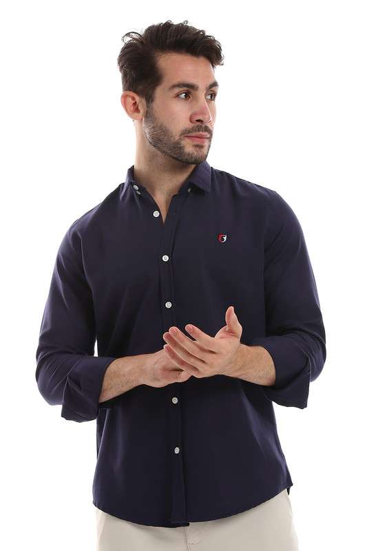 White Rabbit - Front Buttoned Down Plain Men Shirt For Men