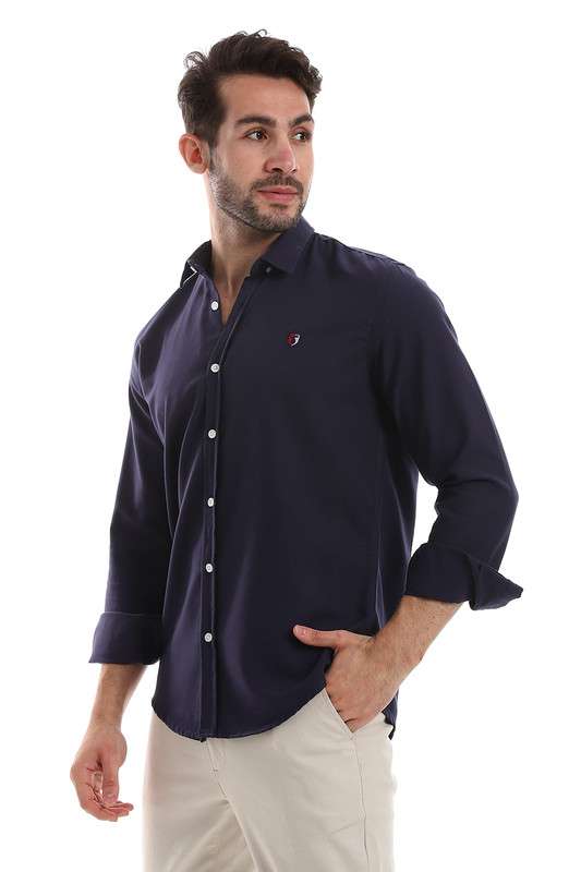 White Rabbit - Front Buttoned Down Plain Men Shirt For Men