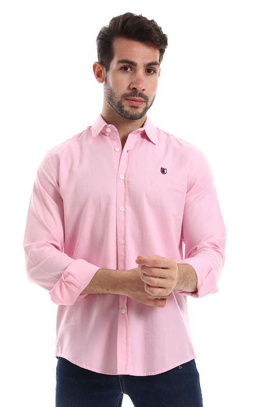 White Rabbit - Front Buttoned Down Plain Men Shirt For Men
