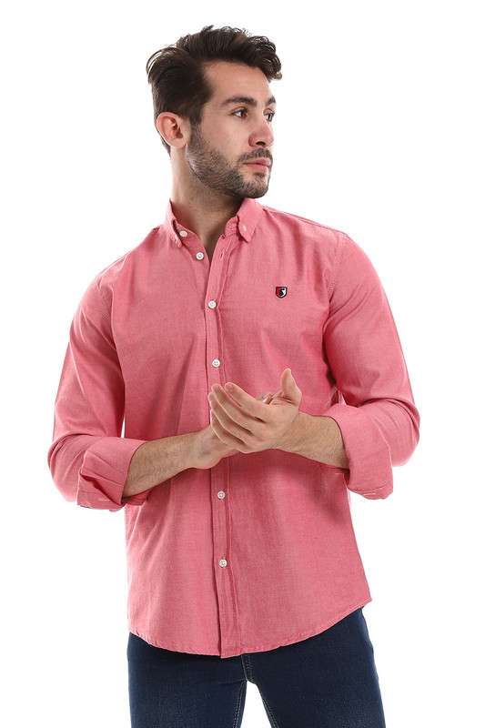 White Rabbit - Front Buttoned Down Plain Men Shirt For Men