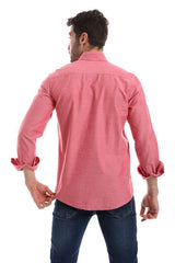 White Rabbit - Front Buttoned Down Plain Men Shirt For Men