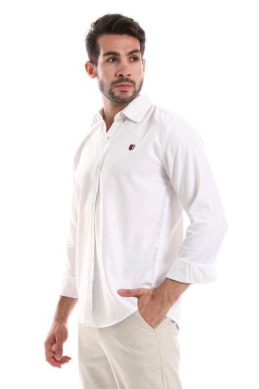 White Rabbit - Front Buttoned Down Plain Men Shirt For Men