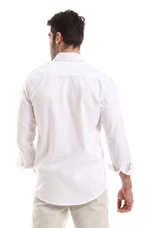 White Rabbit - Front Buttoned Down Plain Men Shirt For Men