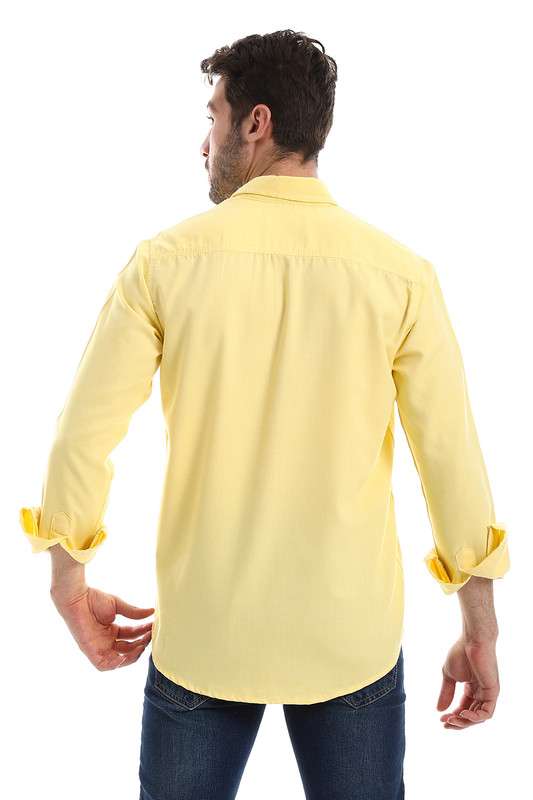 White Rabbit - Front Buttoned Down Plain Men Shirt For Men