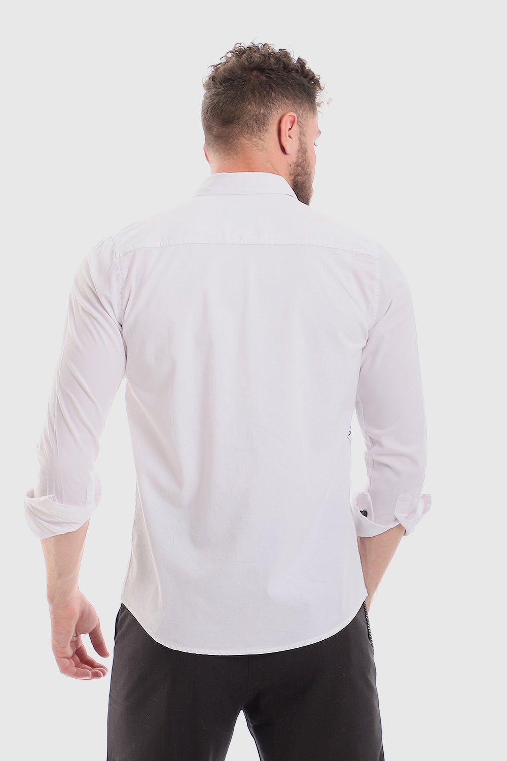 White Rabbit Printed Long Sleeves Button Down Shirt