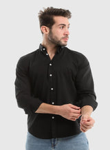 White Rabbit Plain Buttoned Down Long Sleeves Shirt