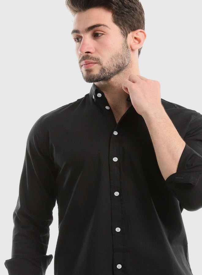White Rabbit Plain Buttoned Down Long Sleeves Shirt