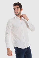 White Rabbit Chic Long Sleeves Button Down Shirt - Black