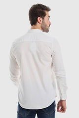 White Rabbit Chic Long Sleeves Button Down Shirt - Black