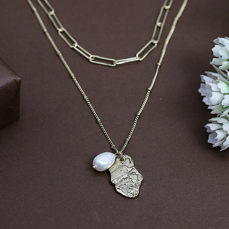 Fluffy - Lucky Key Necklaces  Women'S Accessories-Gold