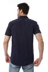 White Rabbit Self Pattern Buttons Down Closure Shirt