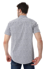 White Rabbit  Self Pattern Short Sleeves Shirt