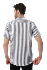 White Rabbit Awning Strip Pattern Shirt