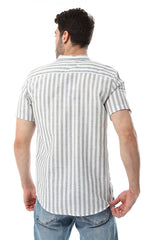 White Rabbit Awning Strip Pattern Shirt