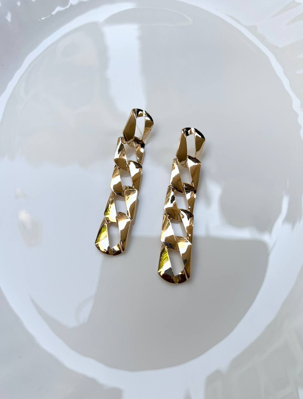 Fluffy - Square Chains Earring