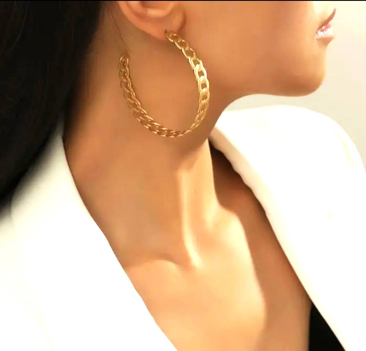 Fluffy - Nested Chains Earring