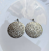 Fluffy - Scratched Metal Earring