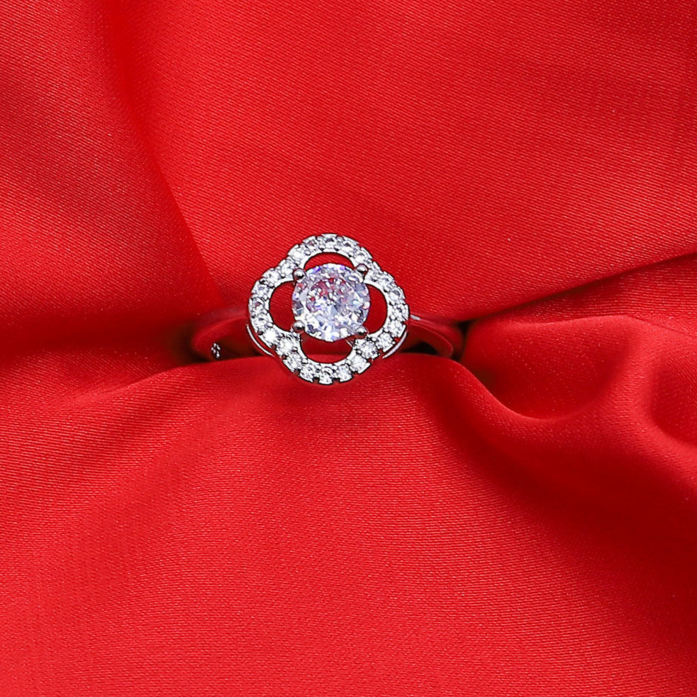 Fluffy - Soiree Zircon Ring Of Women's Accessories