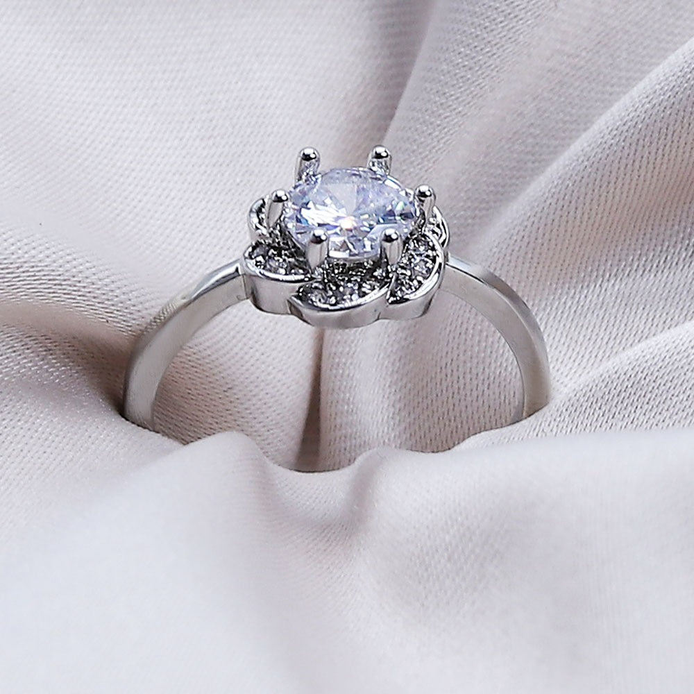 Fluffy - Soiree Zircon Ring Of Women's Accessories