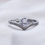 Fluffy - Soiree Zircon Ring Of Women's Accessories