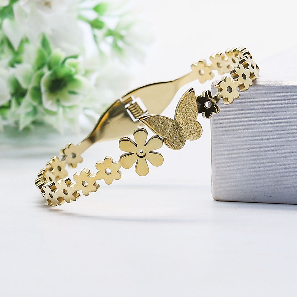 Fluffy - Butterfly & Flower Bracelet Women Accessories