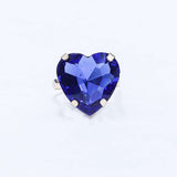 Fluffy - Glass Stretchable Earing Fluffy Women's Accessories-transparent