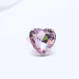 Fluffy - Glass Stretchable Earing Fluffy Women's Accessories-transparent