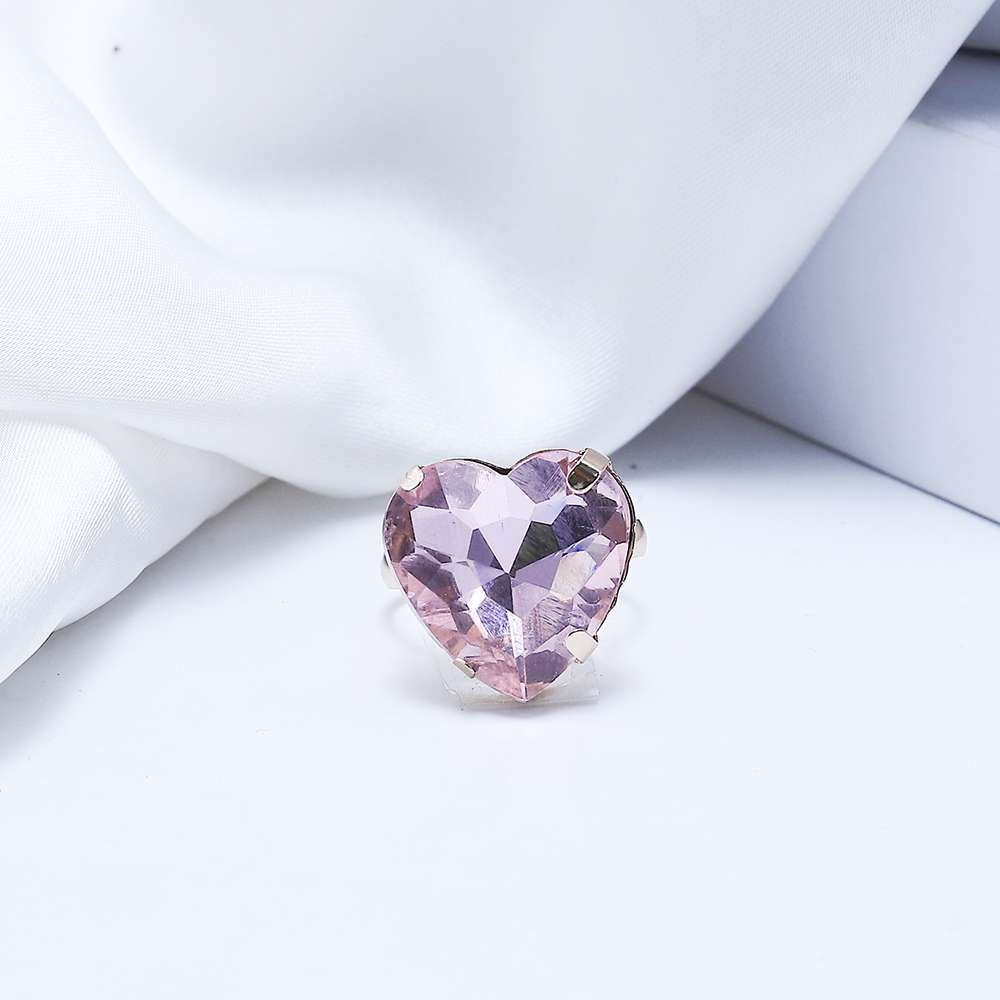 Fluffy - Glass Stretchable Earing Fluffy Women's Accessories-transparent
