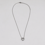 Fluffy - Open Heart Soft Necklaces Of Fluffy Women's Accessories-Silver