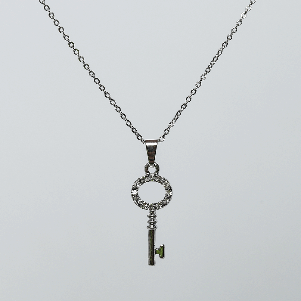 Fluffy - Key Soft Necklaces Of Fluffy Women's Accessories-Silver