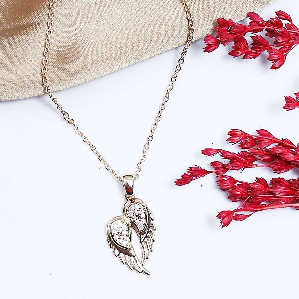 Fluffy - Fire Soft Necklaces Of Fluffy Women's Accessories-Gold
