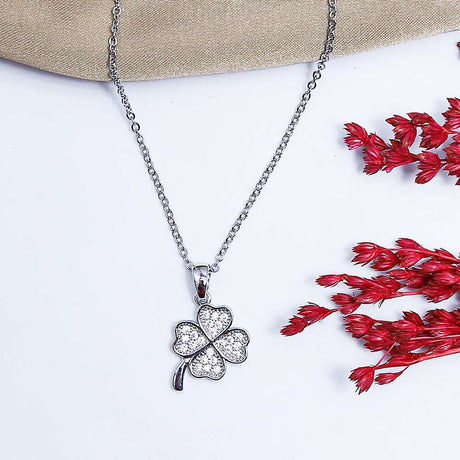 Fluffy - Flower Soft Necklaces Of Fluffy Women's Accessories-Gold