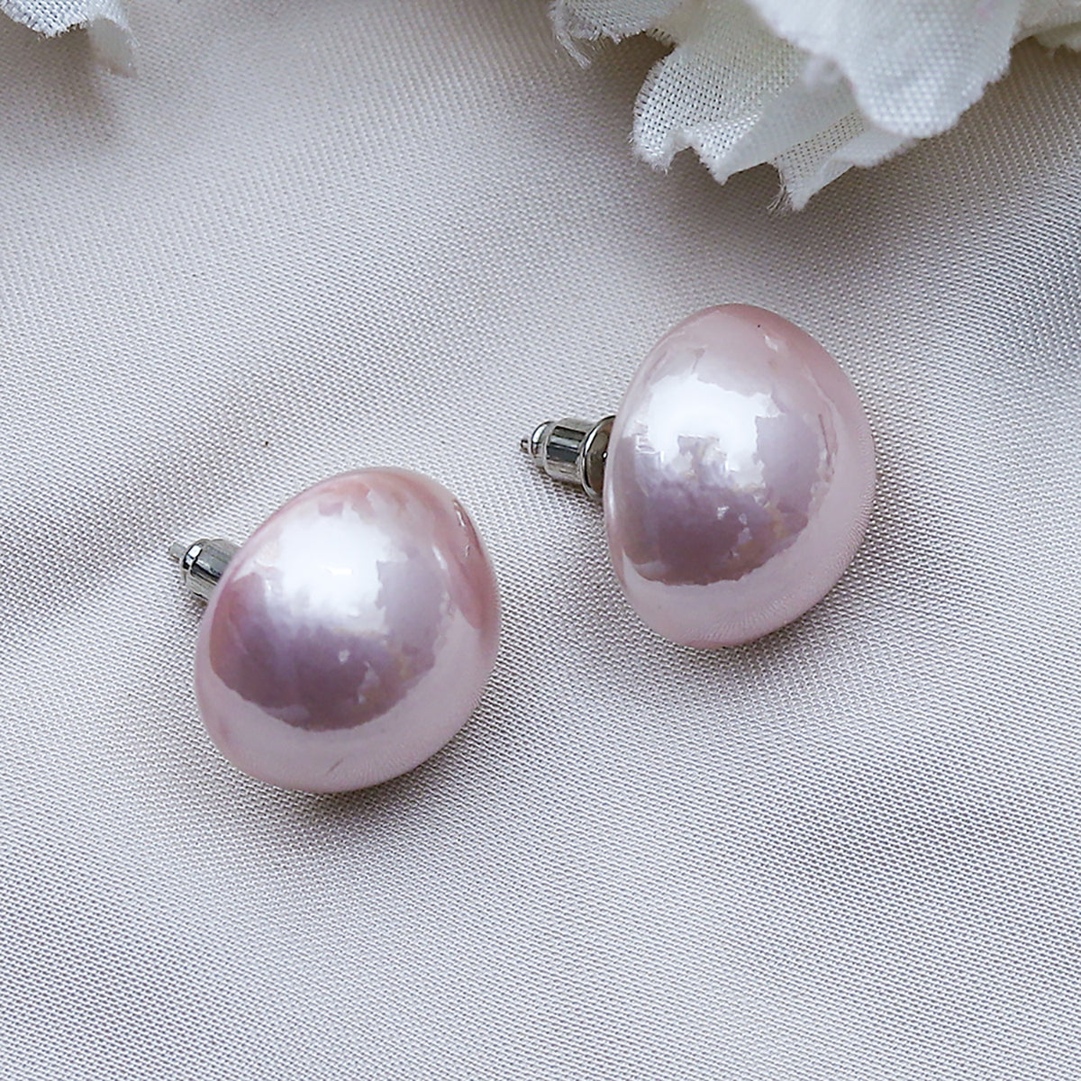 Fluffy -Earring Women's Accessories-Pink