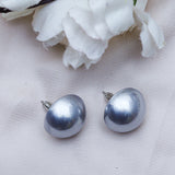 Fluffy -Earring Women's Accessories- Gray