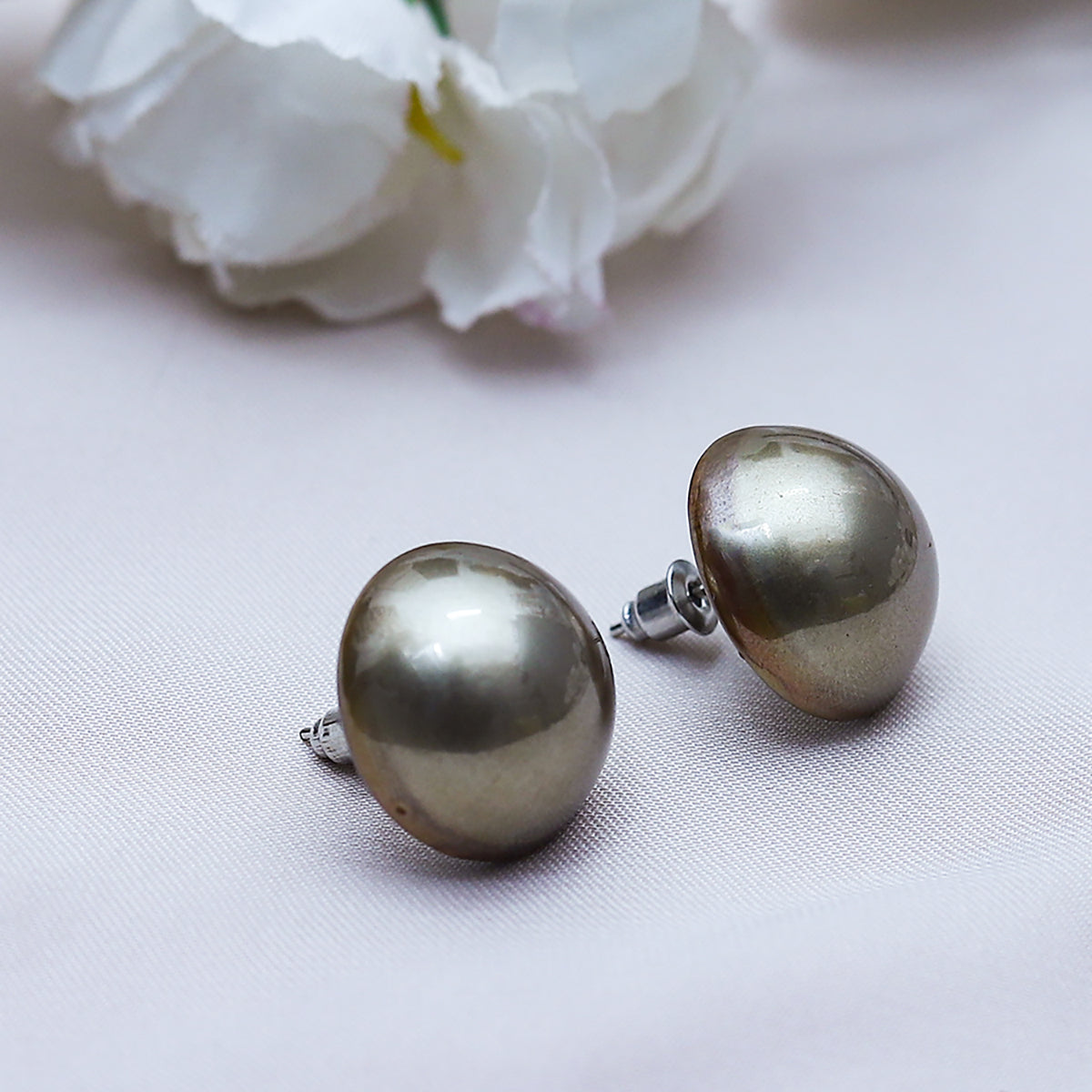 Fluffy -Earring Women's Accessories-D.Gray