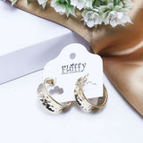 Fluffy - Clicker Metal Earing Of Fluffy Women's Accessories-Gold