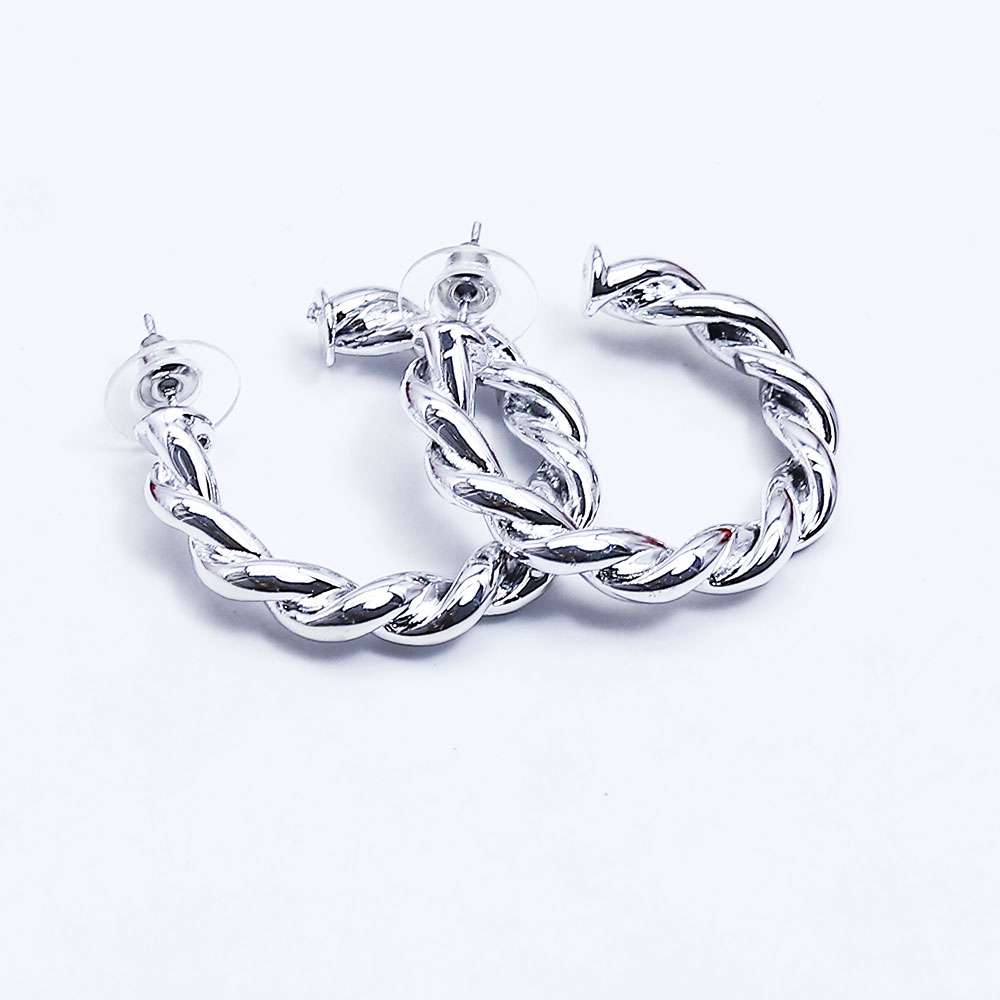 Fluffy - Twined Metal Earing Of Fluffy Women's Accessories-Gold
