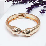 Fluffy - Snake with two heads Bold Bracelet Of Fluffy Women's Accessories-Gold