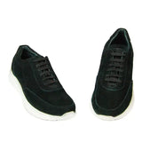 Leazus - S-ORCA SUEDE SNEAKER - BLACK