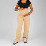 French terry maternity pants