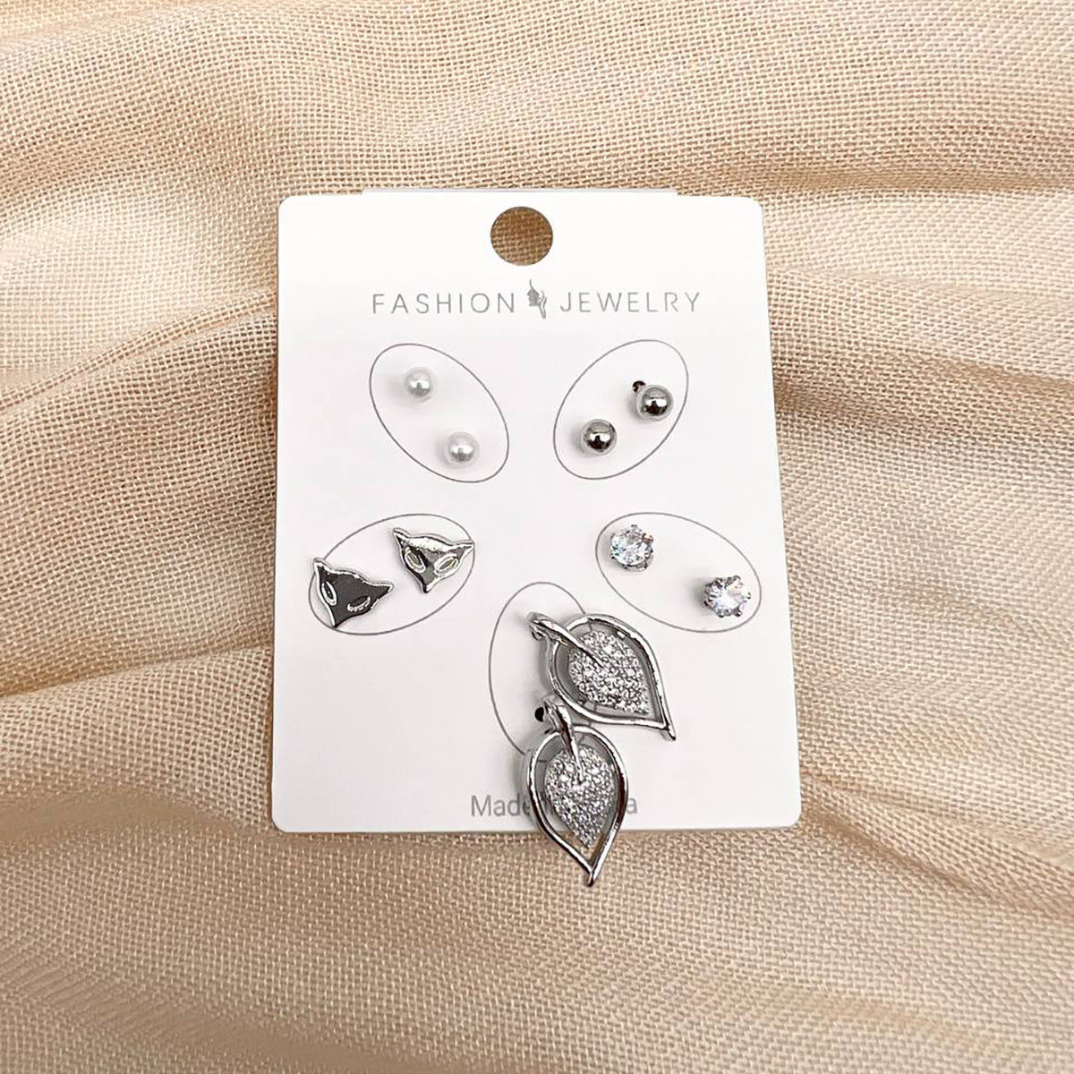 Fluffy - Stars Set Of Earring Fluffy Women's Accessories