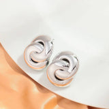 Fluffy - Add A Touch Of Nighttime Magic With These Complex Lines-inspired Gold Earrings