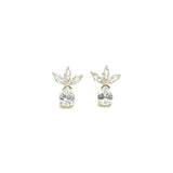 Fluffy - Square Chains Set - Earring Of Fluffy Women's Accessories