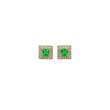 Fluffy - Square Chains Set - Earring Of Fluffy Women's Accessories