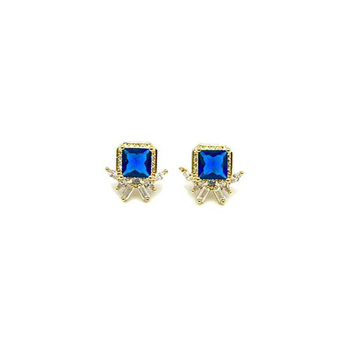 Fluffy - Square Chains Set - Earring Of Fluffy Women's Accessories
