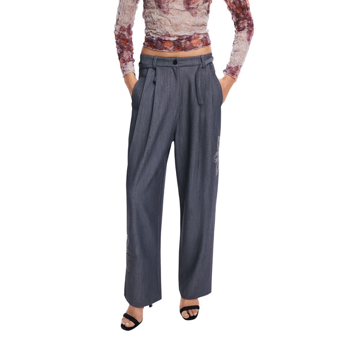 Desigual - Straight Long Pants - Sold by FIG