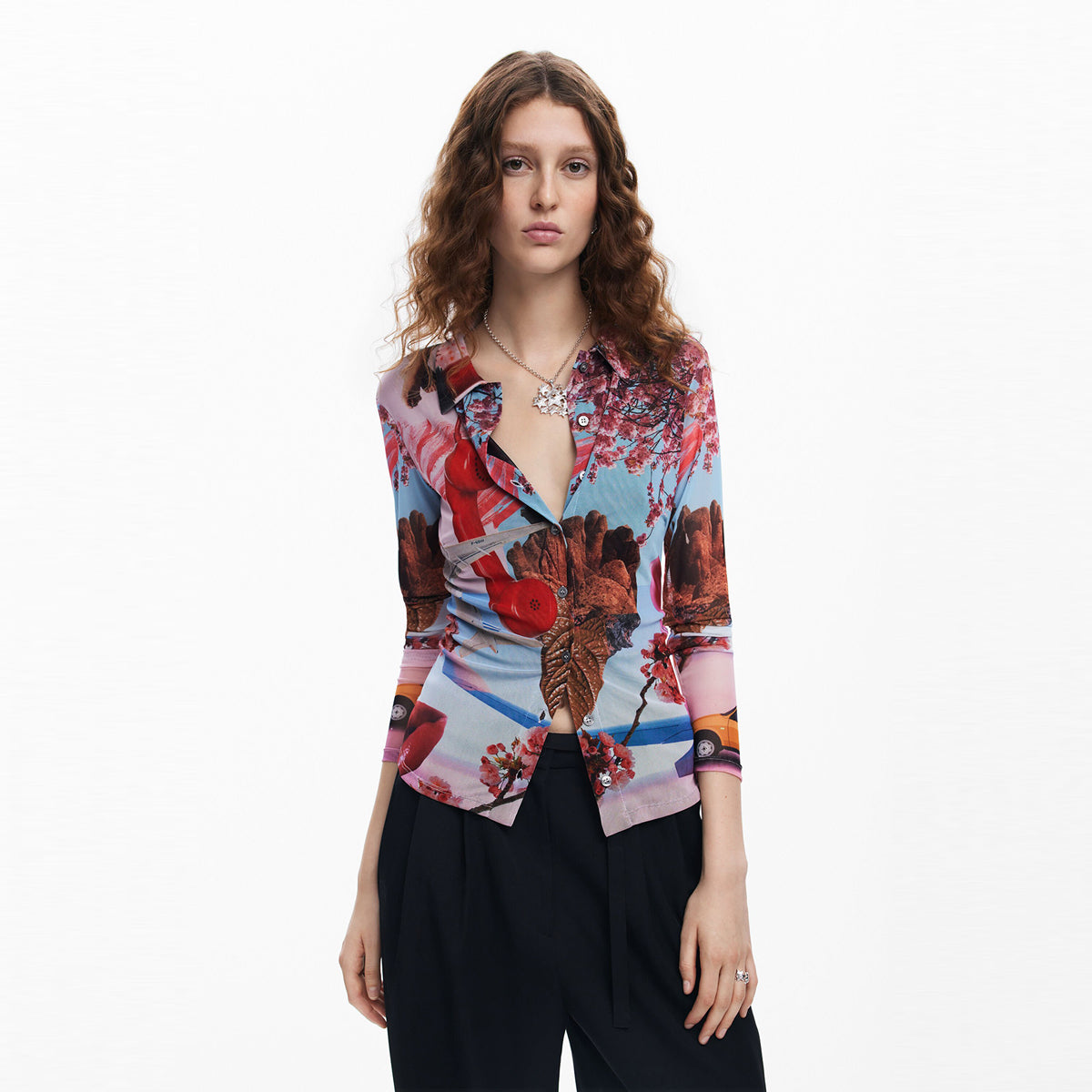 Desigual - Printed M. Christian Lacroix Shirt - Sold by FIG