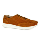 Leazus - S-ORCA SUEDE SNEAKER -HAVANA