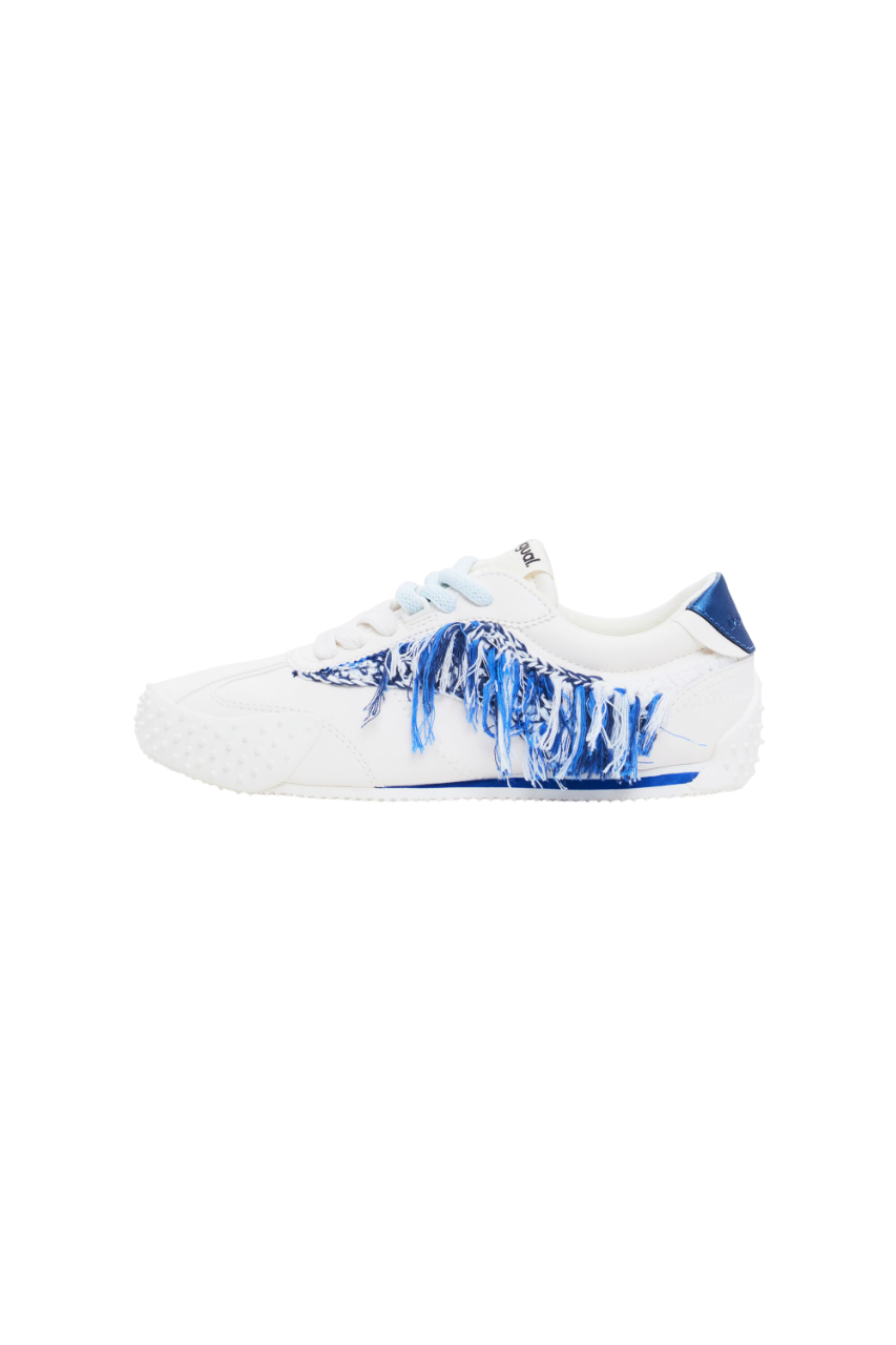 Desigual - Frayed fabric sneakers - sold by FIG