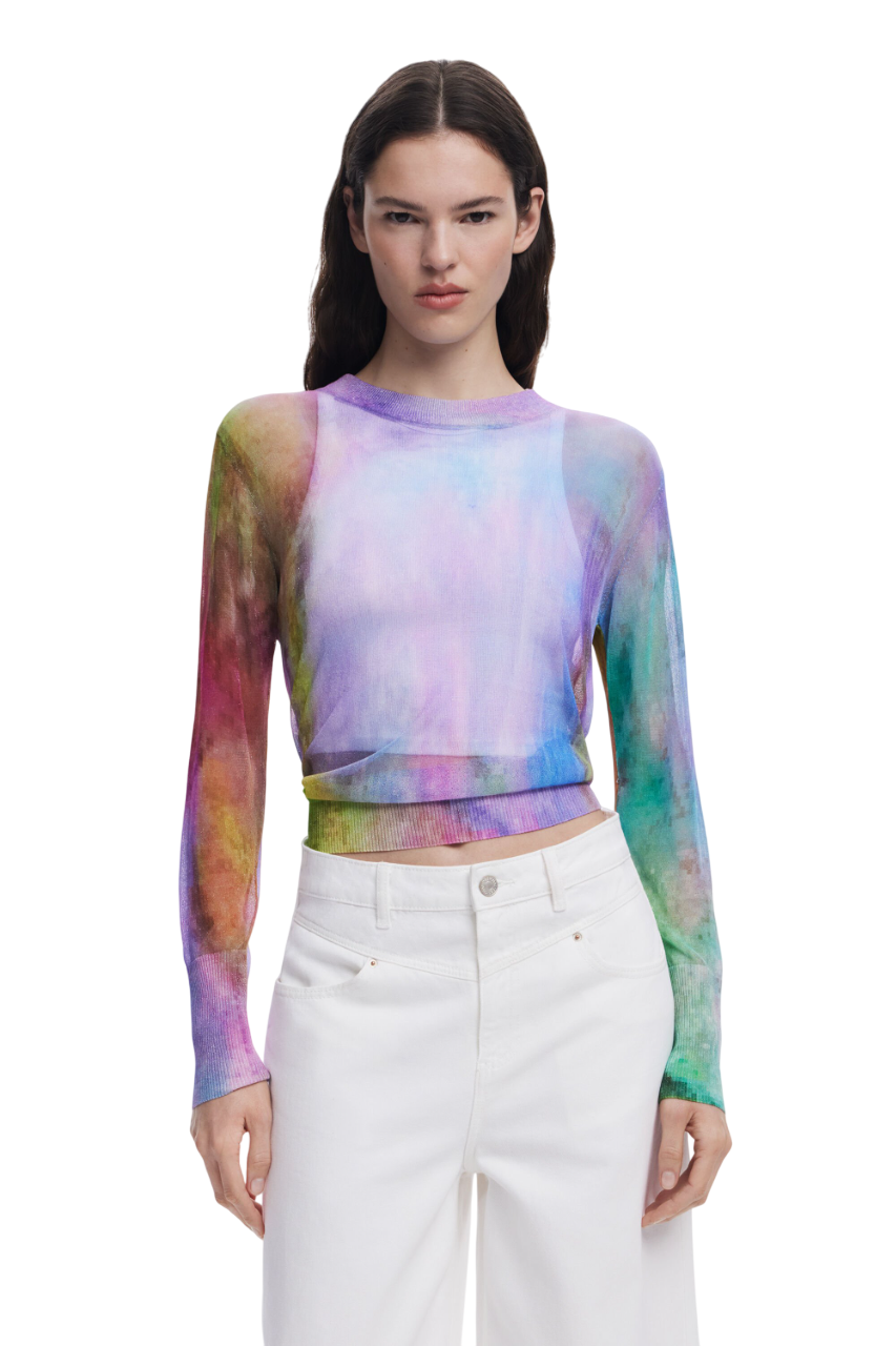 Desigual - Watercolor fine sweater - sold by FIG